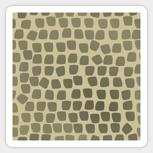 Leopard Mosaic on Beige 5748 Sticker